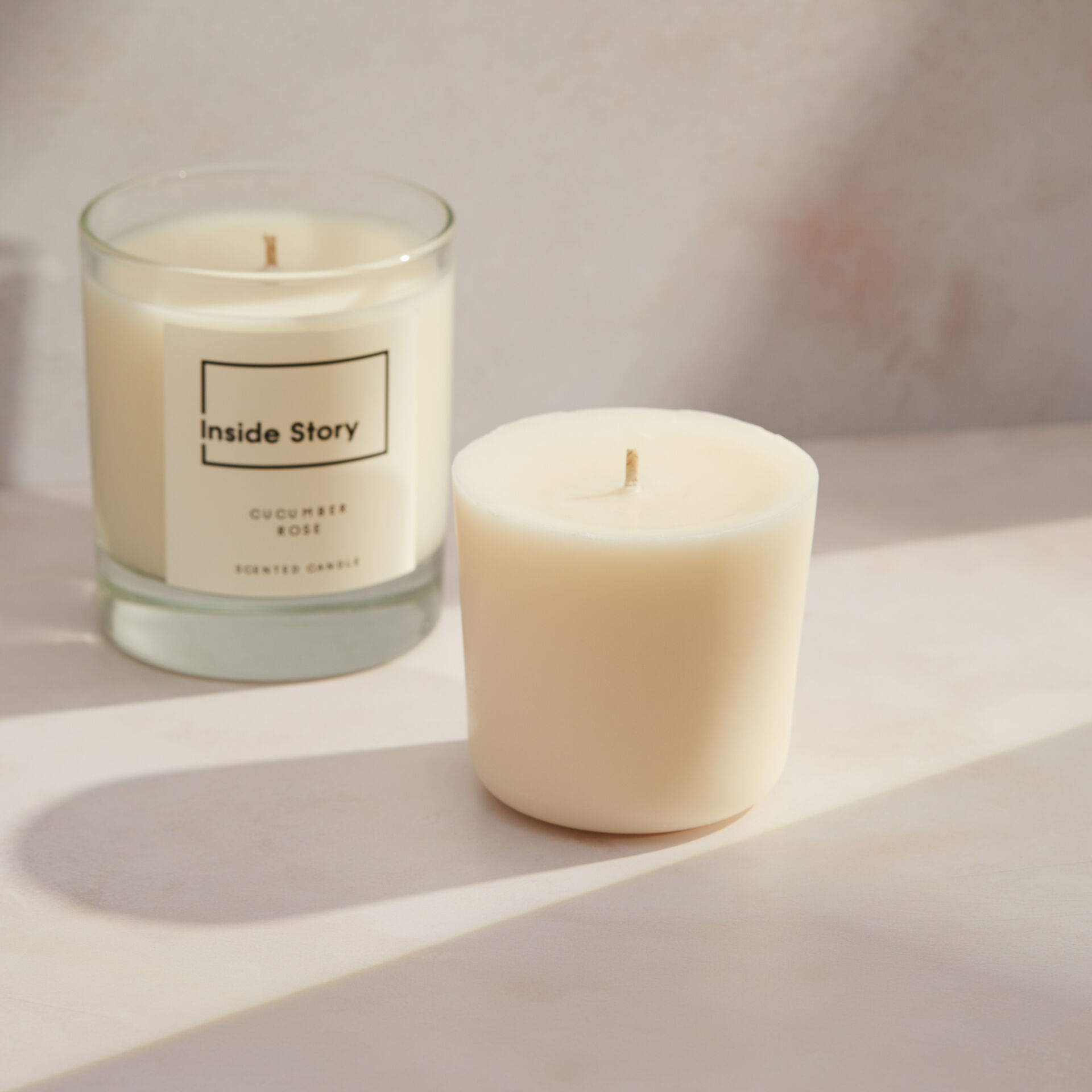 ${product-id}-Cucumber And Rose Scented Signature Candle Refill-Cucumber Rose-${view-type}