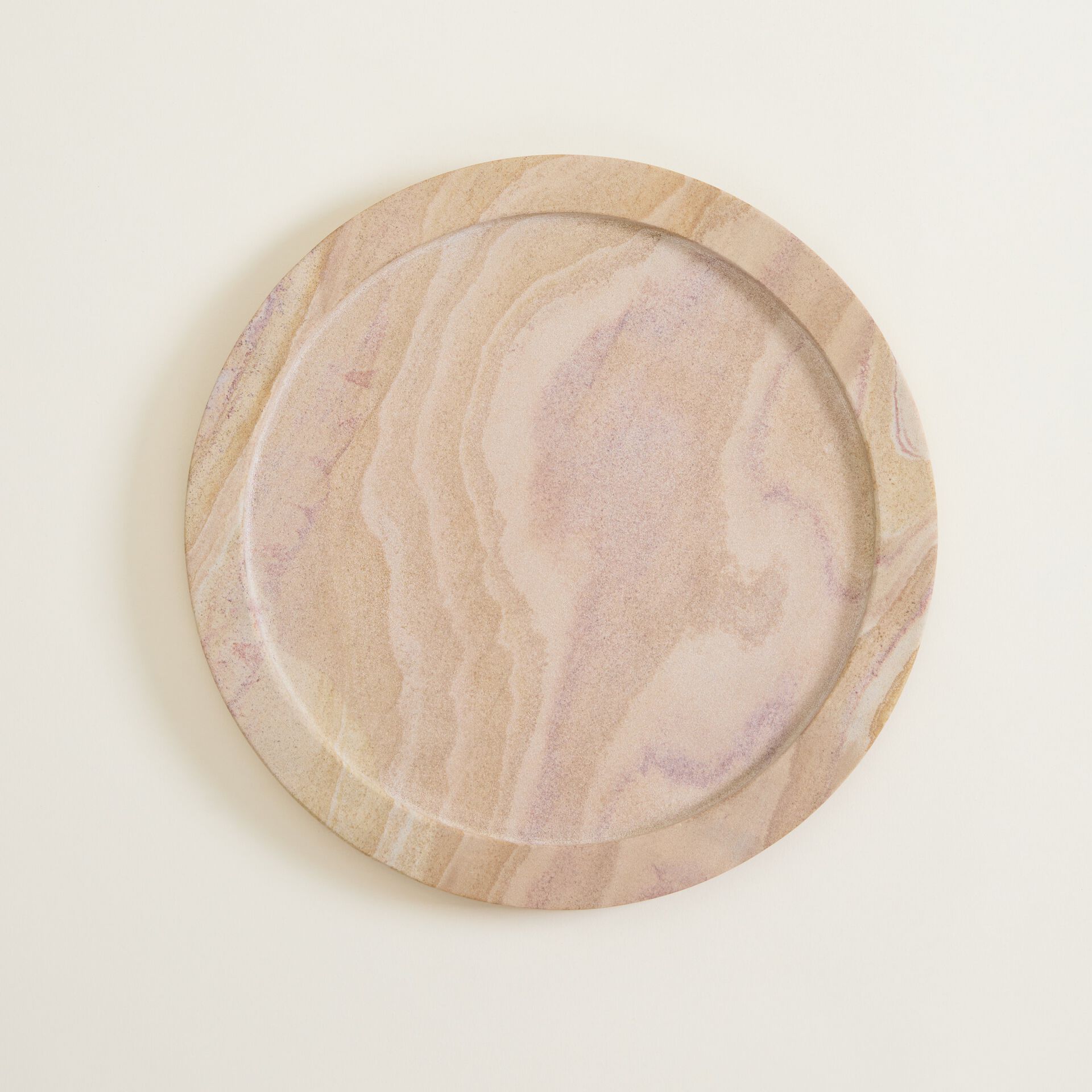 ${product-id}-Beige Round Stone Serving Tray-Neutral-${view-type}