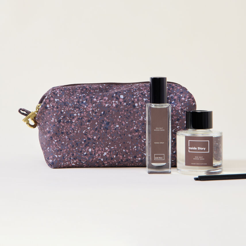 Sea Salt And Wood Sage Mini Wash Bag Gift Set