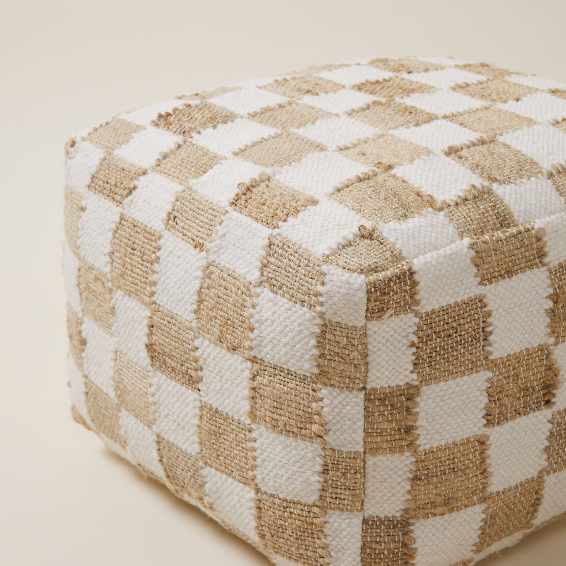 ${product-id}-Cadi Checked Footstool-Natural-${view-type}