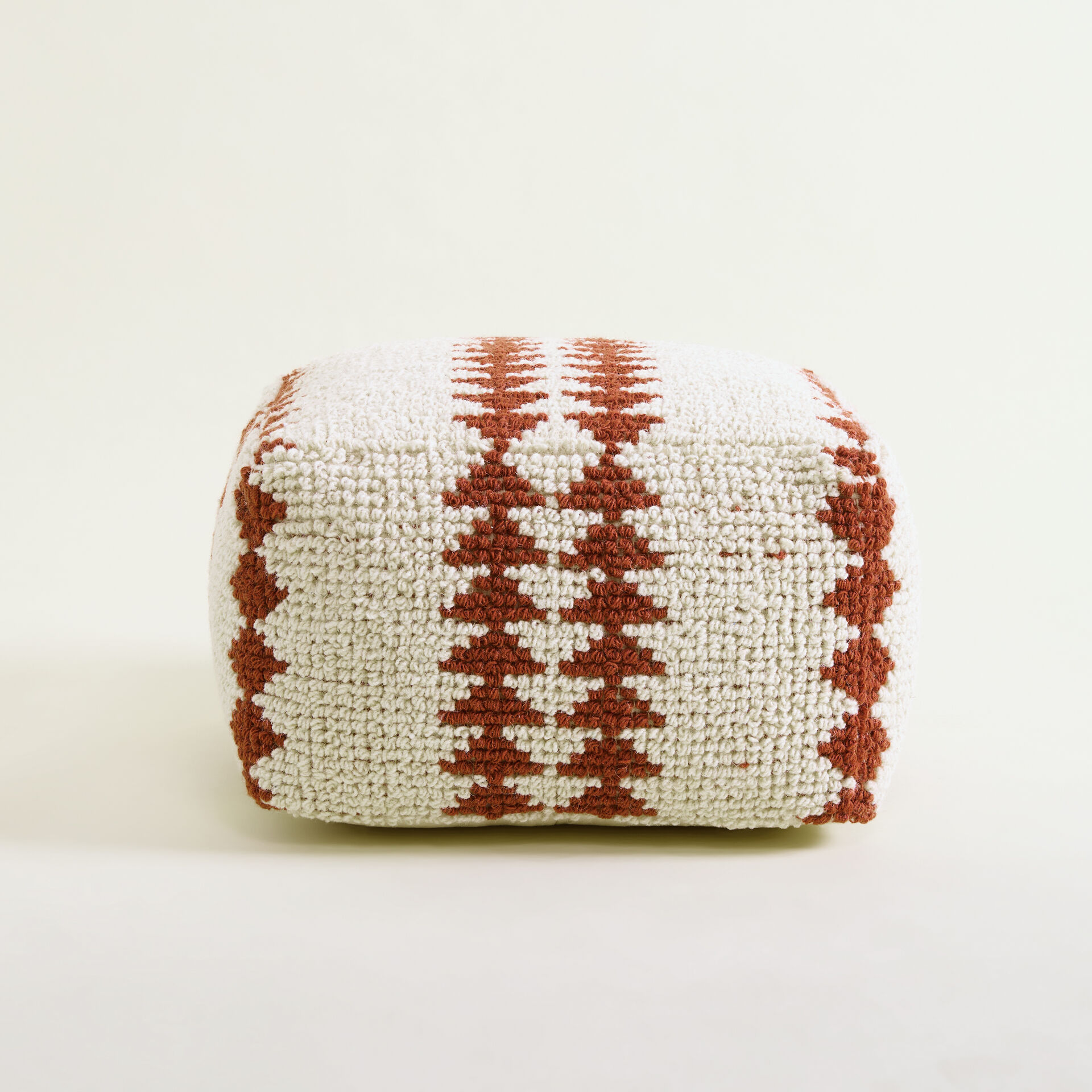 ${product-id}-Rust Tufted Pouffe Footstool-Rust/Ivory-${view-type}