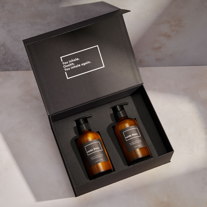 Black Pepper Pomegranate Hand Care Set