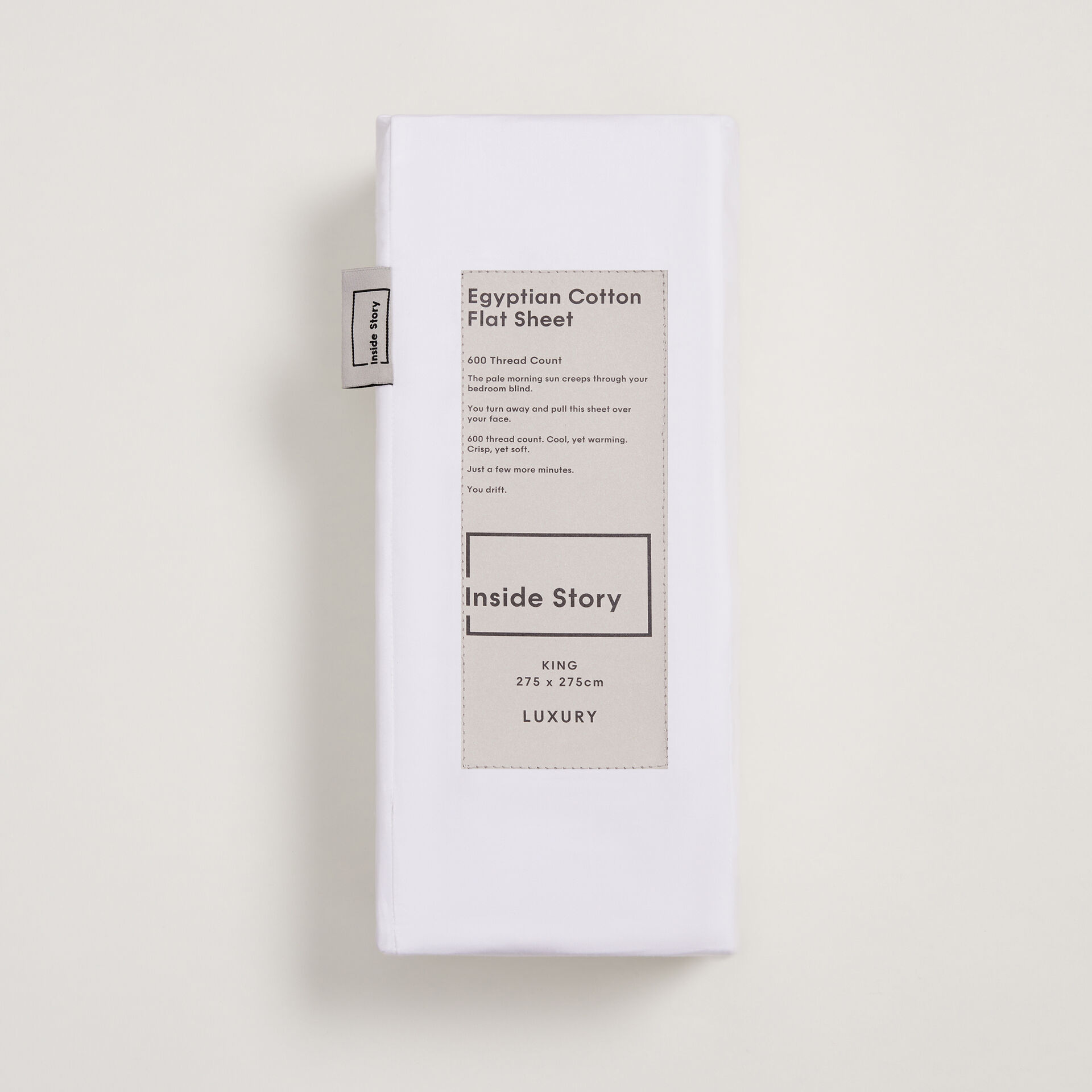 600 Tc Egyptian Cotton Flat Sheet