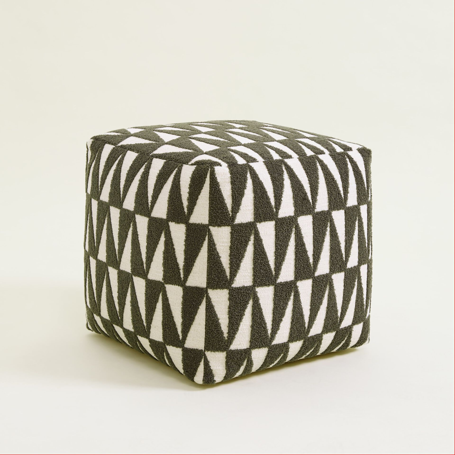 ${product-id}-Geometric Tufted Pouffe-Green-${view-type}