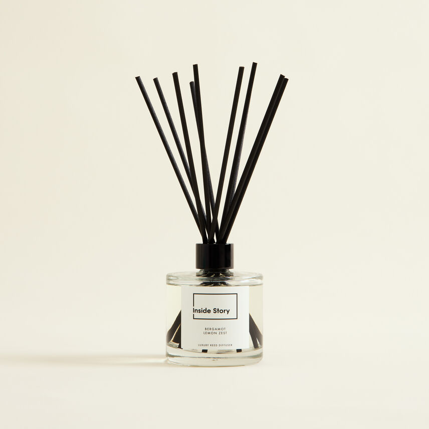 Bergamot Lemon Zest Luxury Reed Diffuser 