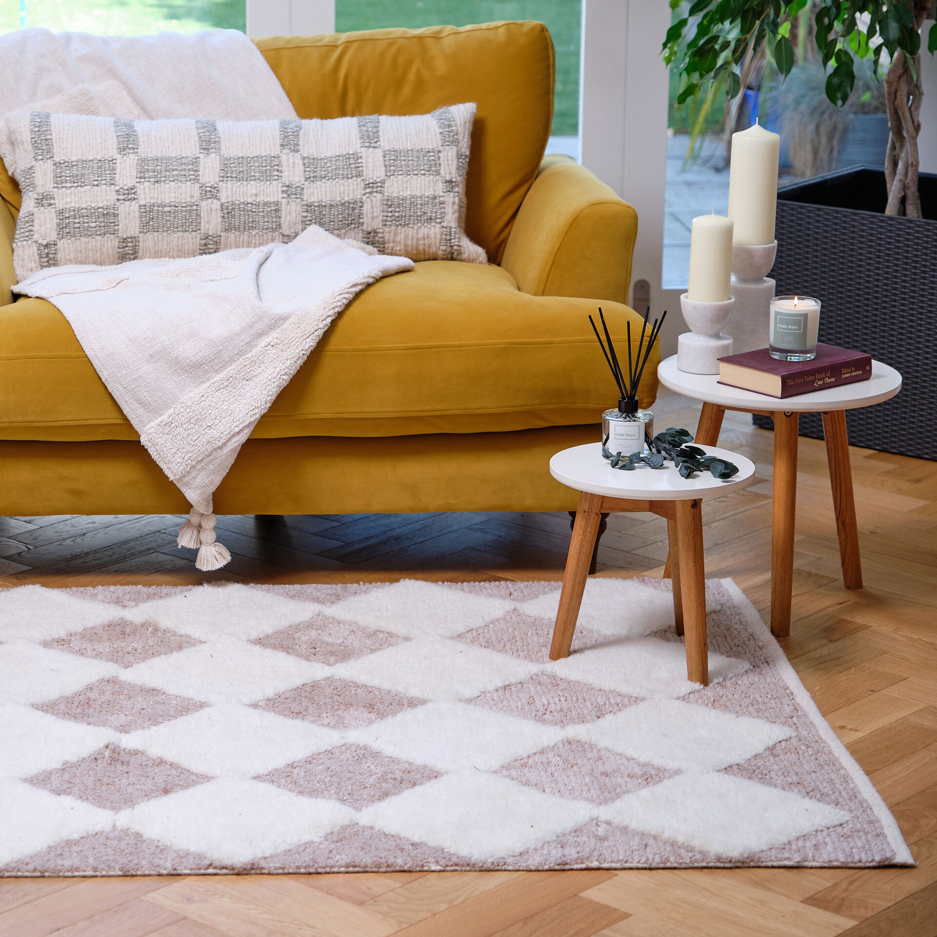 ${product-id}-Maya Checkerboard Tufted Wool Rug-Natural-${view-type}
