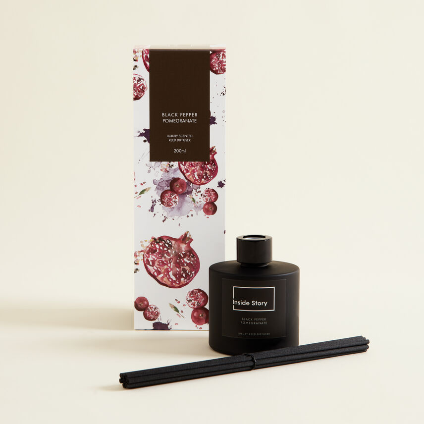 Black Pepper Pomegranate Luxury Reed Diffuser 