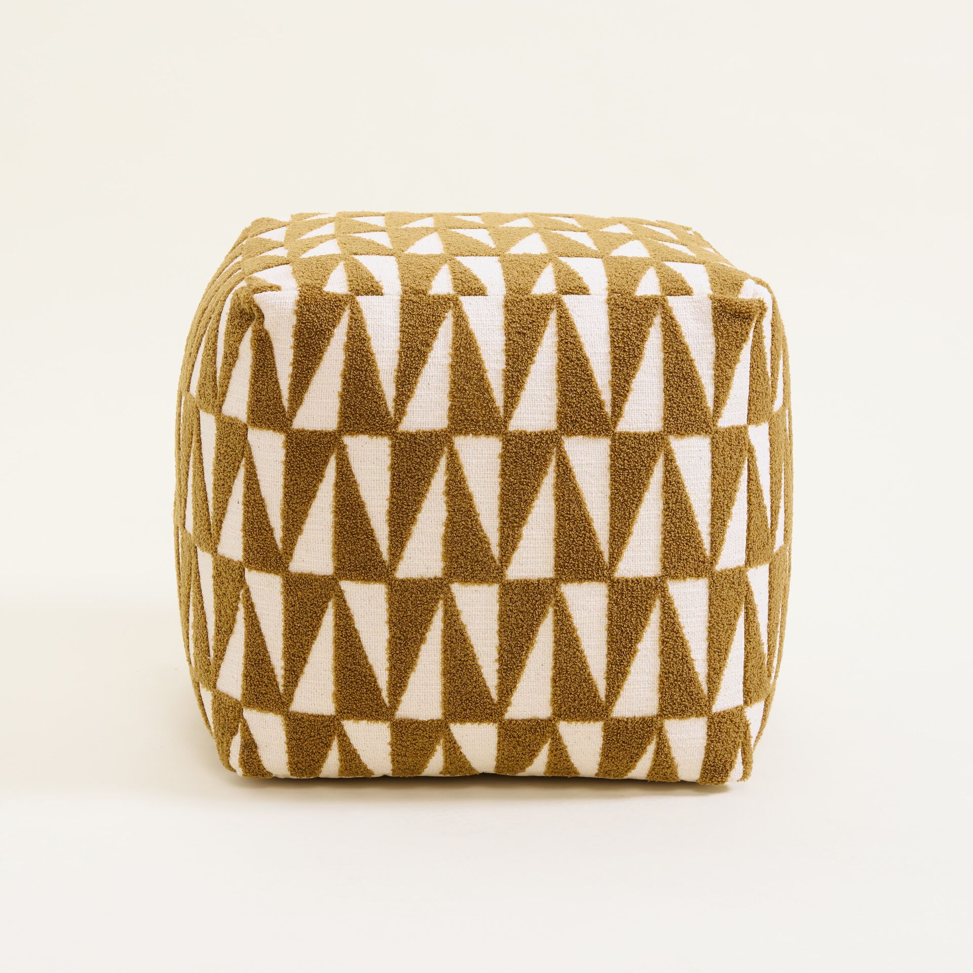 ${product-id}-Geometric Tufted Pouffe-Yellow-${view-type}