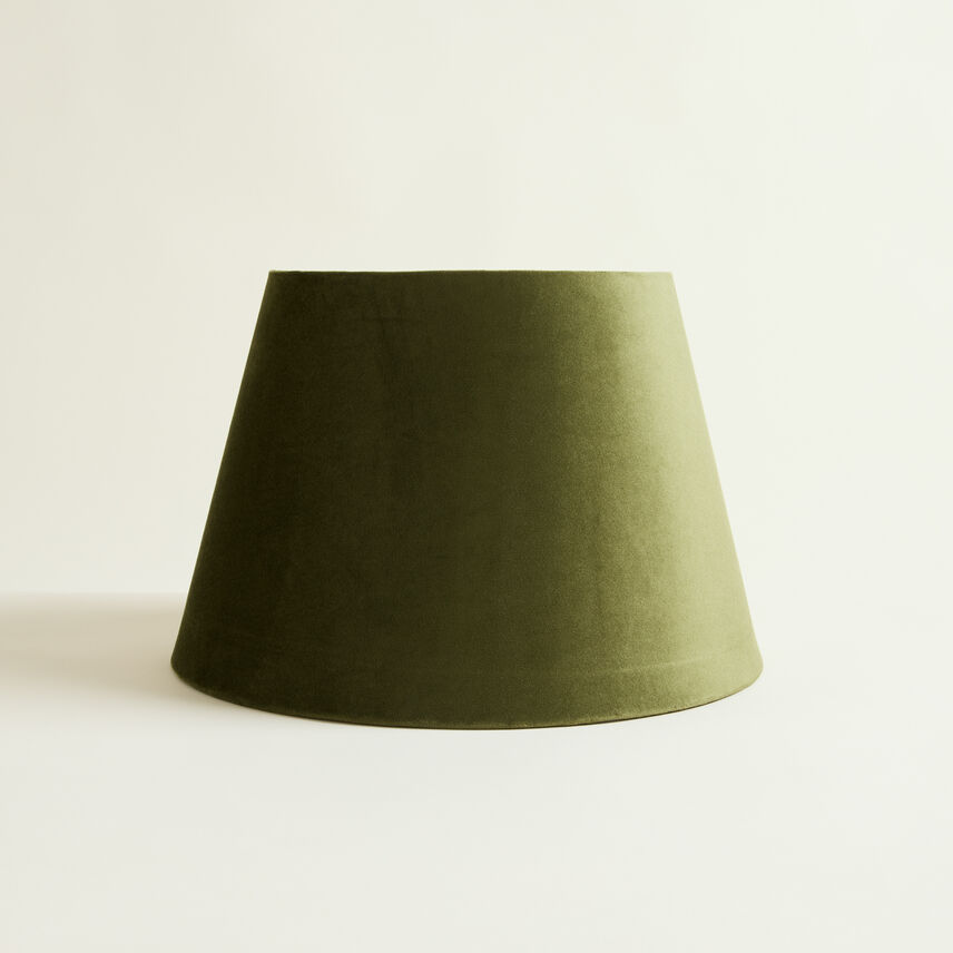 Small Tapered Velvet Lampshade