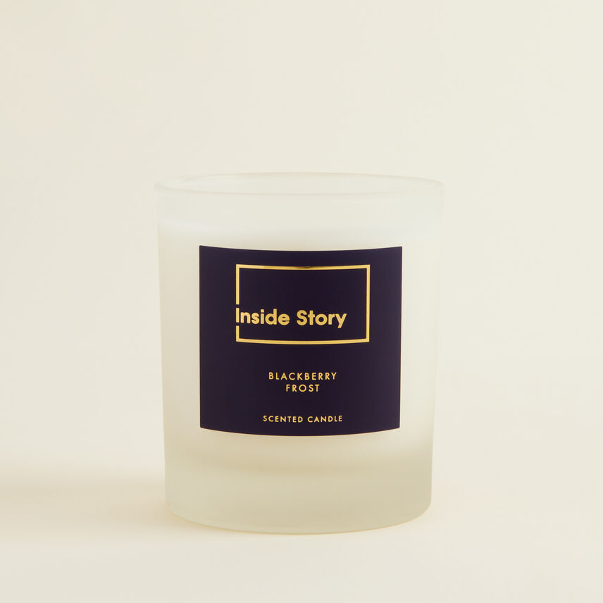 Blackberry Frost Signature Filled Candle.