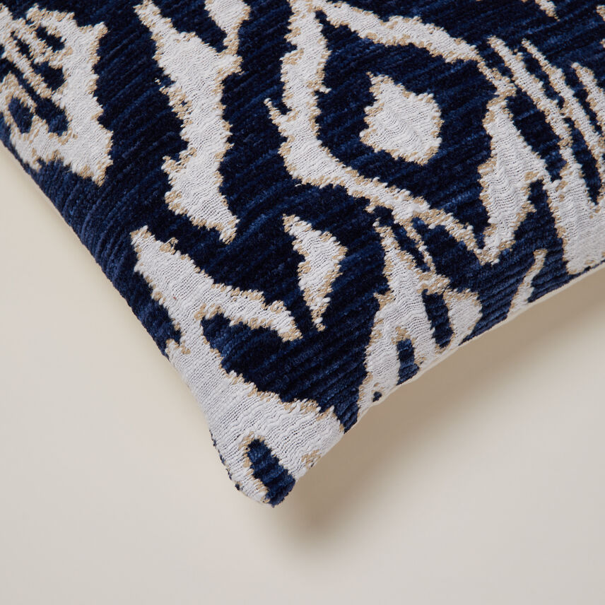 Indus Abstract Ikat Cushion