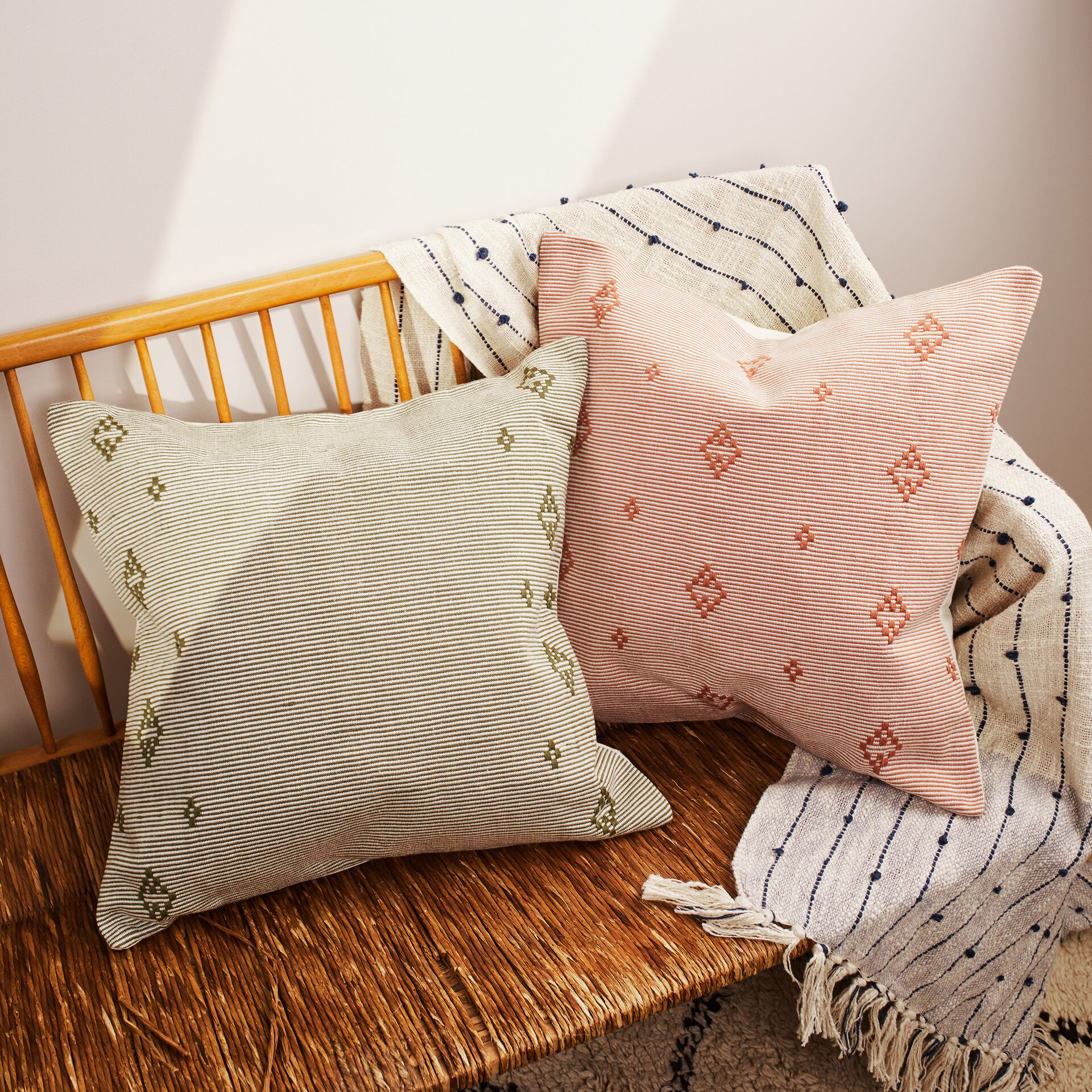 Fine Striped Cushion