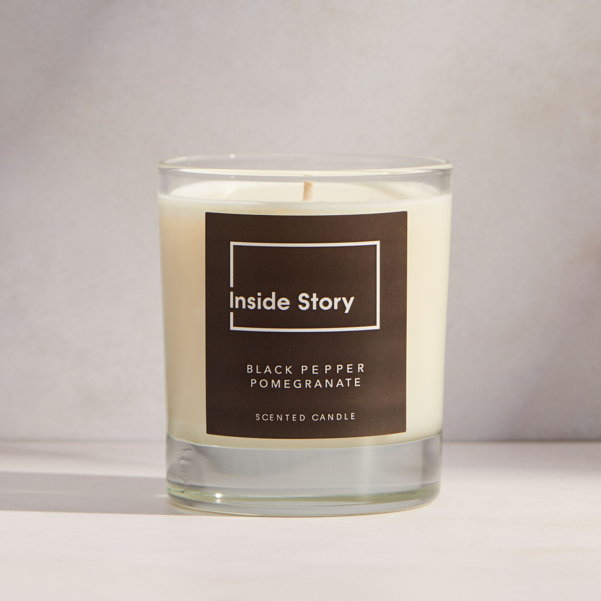 Black Pomegranate Filled Candle