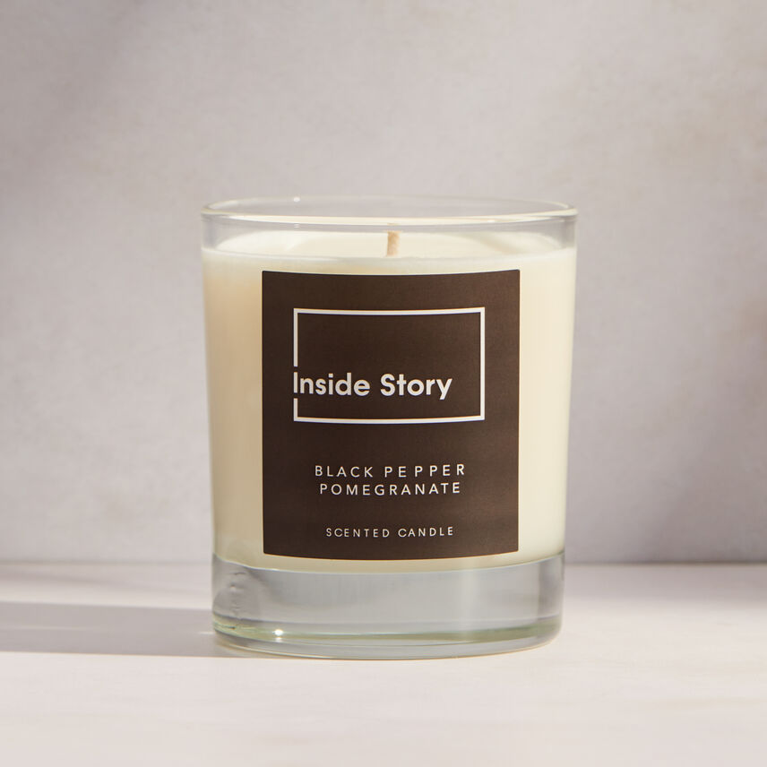 Black Pomegranate Signature Filled Candle