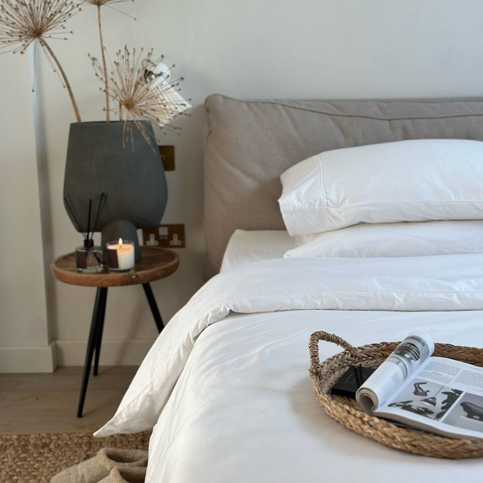Inside Story bedding with the good housekeeping logo