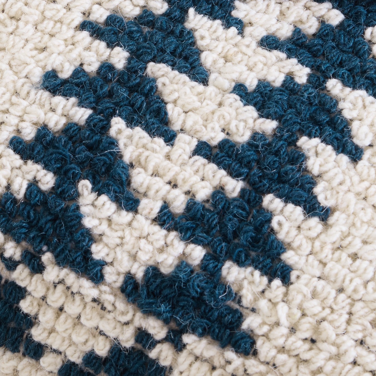 Blue/Ivory